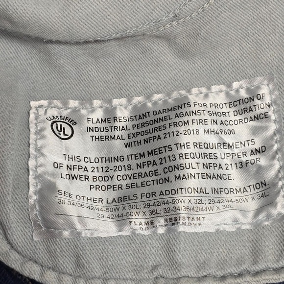 Ariat M3 Jeans Mens Loose Fit Denim Size 34x30 Distressed Workwear Ranchwear - Picture 12 of 16